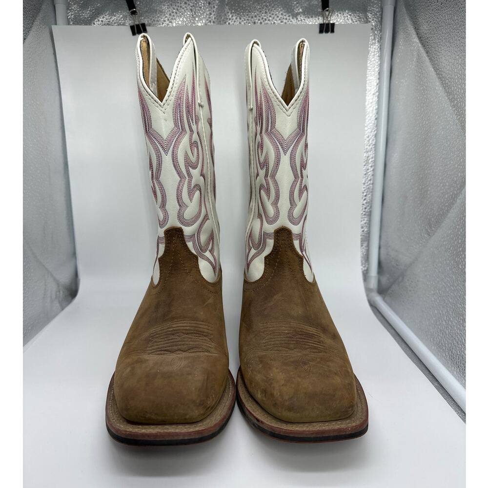 Laredo Women's Mesquite Western Performance Boots Broad Square Toe Sz 10 Cowgirl - Picture 4 of 11